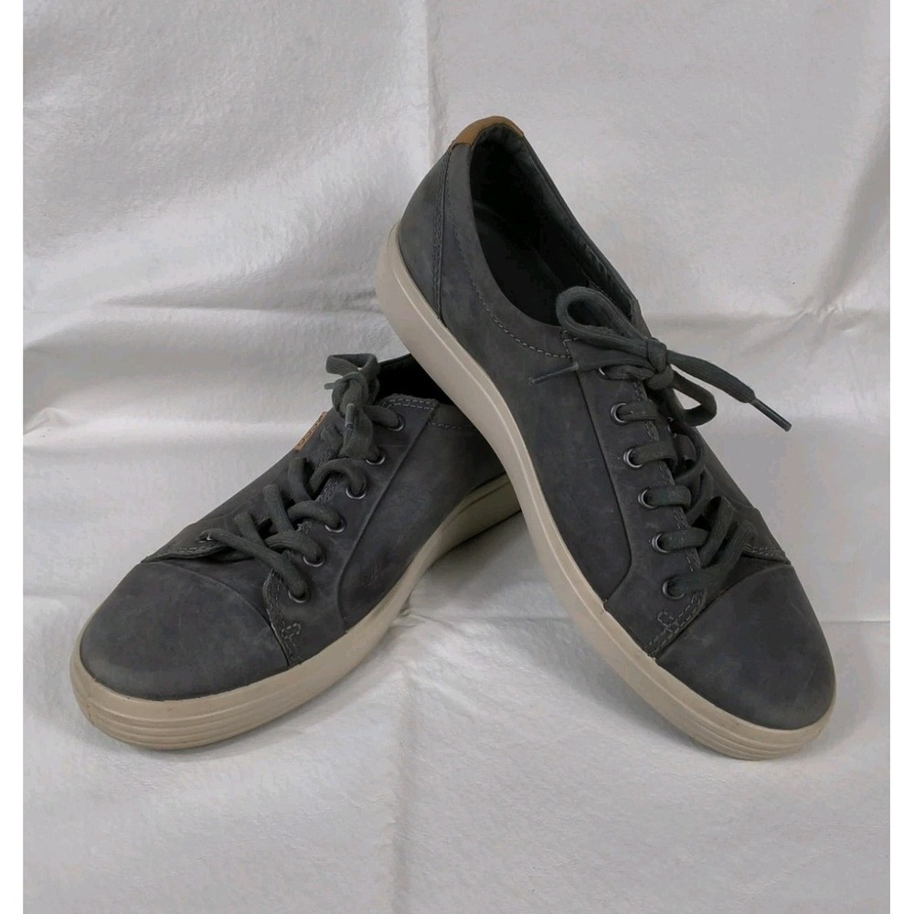ECCO Men's Soft 7 Grey Nubuck Sneakers Size 44 US 10-10.5 Slovakia